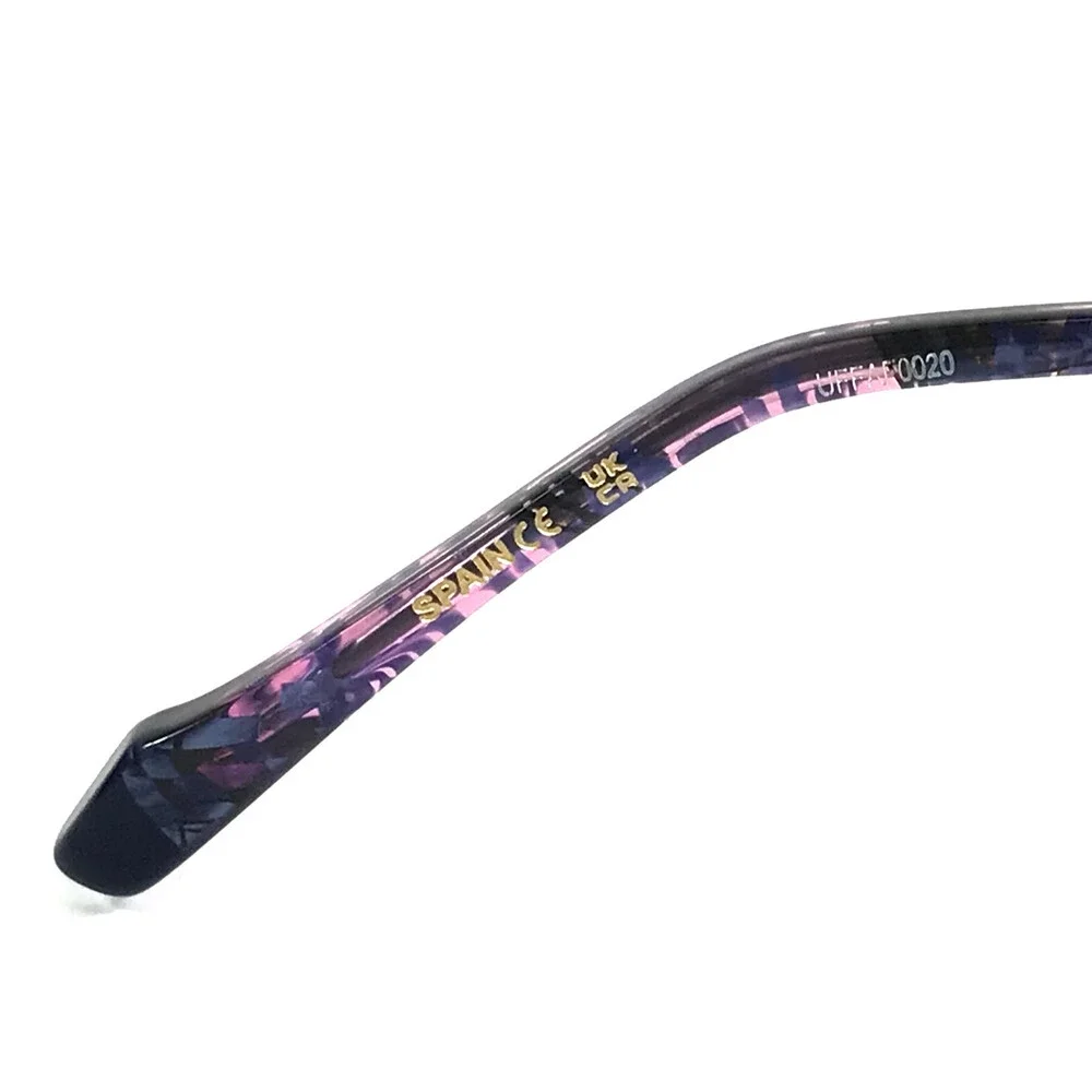 Etnia Barcelona Eyeglasses Frames UME PUDB Purple Dark Blue Rectangle 56-17-142